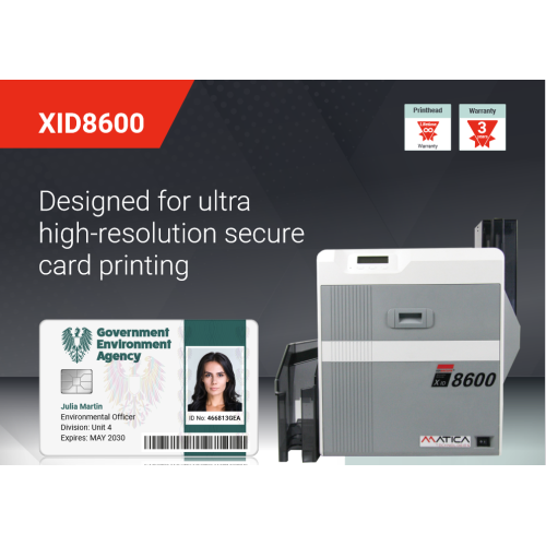 Matica XID8600 Retransfer ID Card Printer from Matica - OmniDataServices