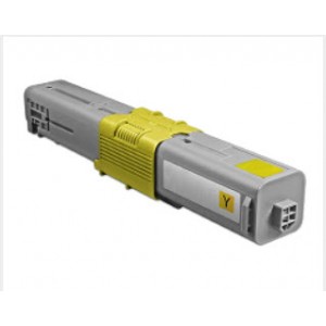 Okidata C331dn Yellow Toner Cartridge (3,000 pg) - OEM NEW - PN: 44469701